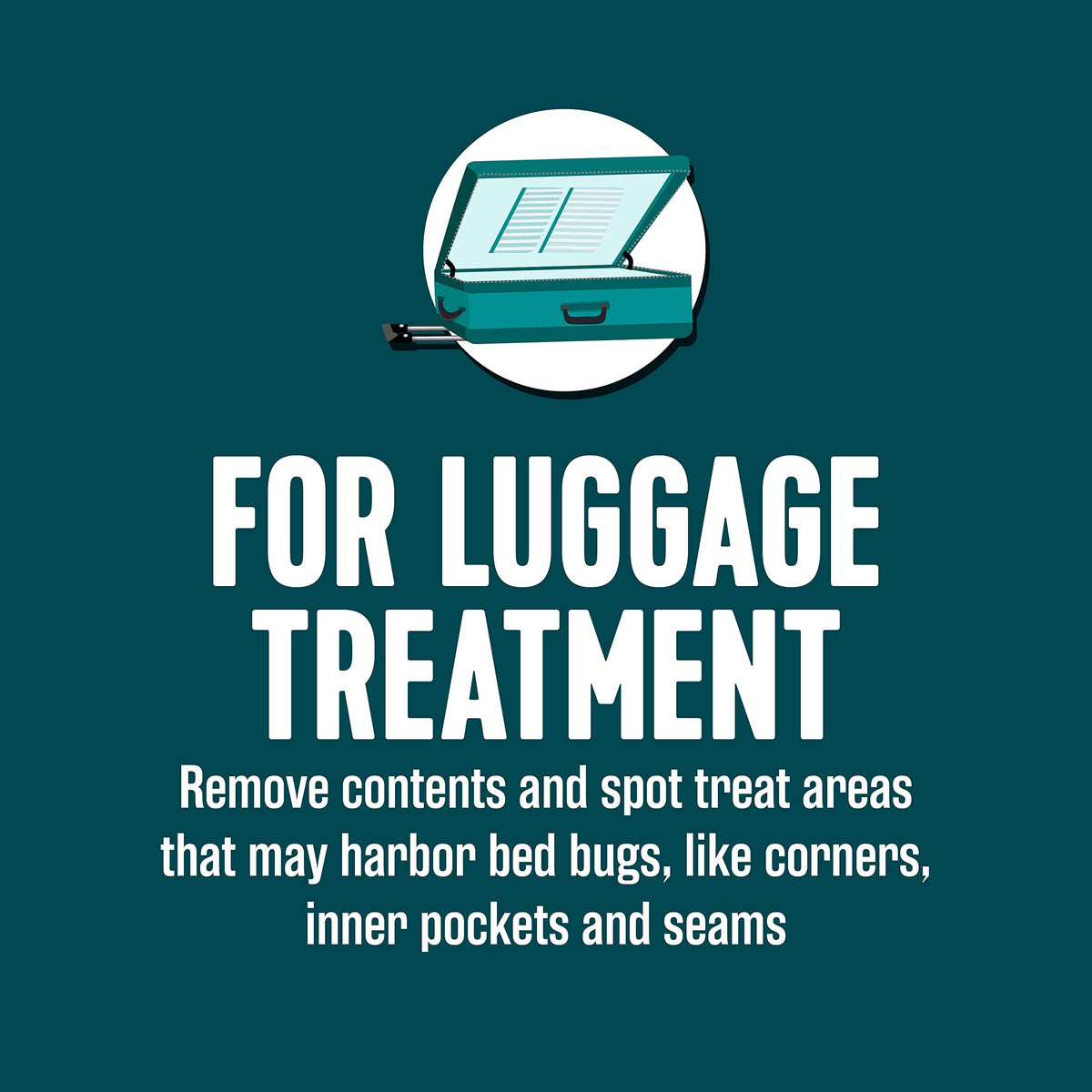 EcoLogic on mattresses, bed frames, and luggage for bed bug protection