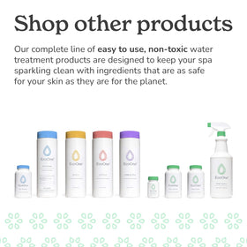 EcoOne Filter Cleaner spa setup highlights an easy cleaning routine