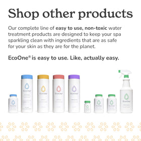 EcoOne pH Plus packaging for eco-friendly spa care