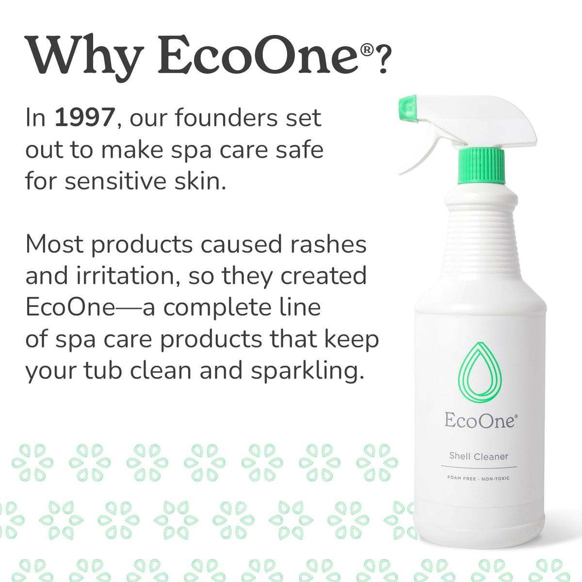 EcoOne Shell Cleaner vinyl cover cleaning highlights safe, fragrance-free care.