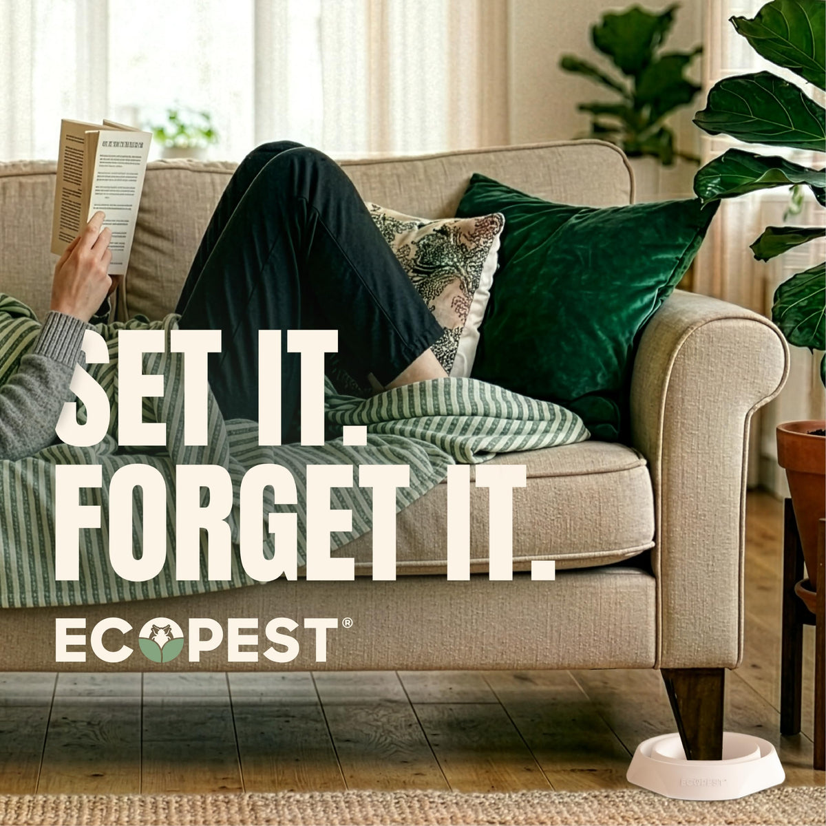 ECOPEST Bed Bug Blocker XL extra large design for wider posts