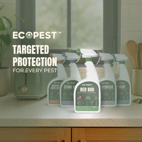 EcoPest Bed Bug Spray near flooring for edge coverage