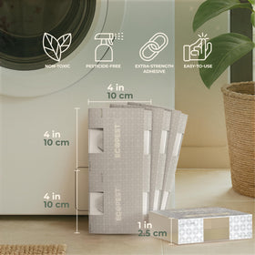 ECOPEST traps near rug area to capture crawling pests.