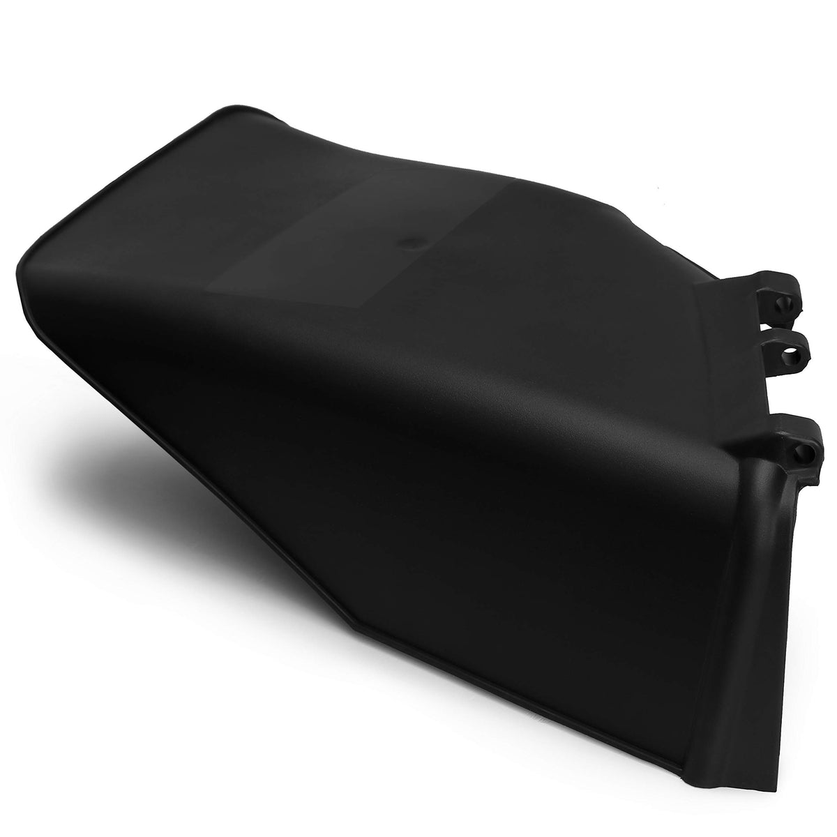 ECOTRIC discharge chute kit side view highlighting protective features for safe mowing.