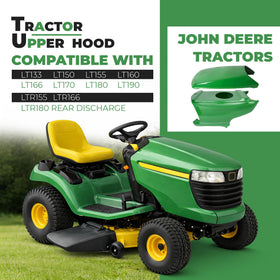ECOTRIC lower hood for LT133-LT190, reliable coverage during lawn maintenance.