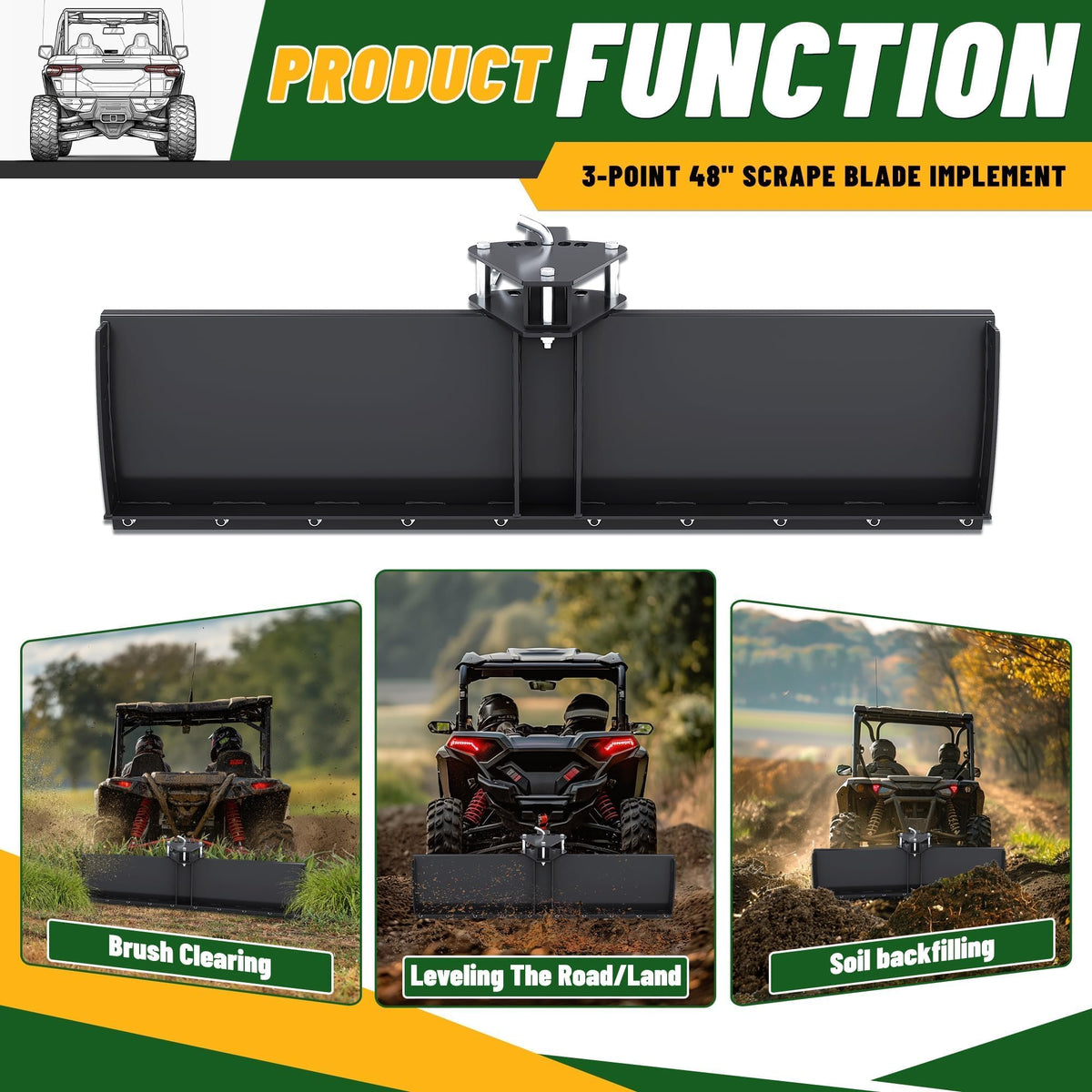 ECOTRIC powder-coated automotive steel blade for rust resistance and durability