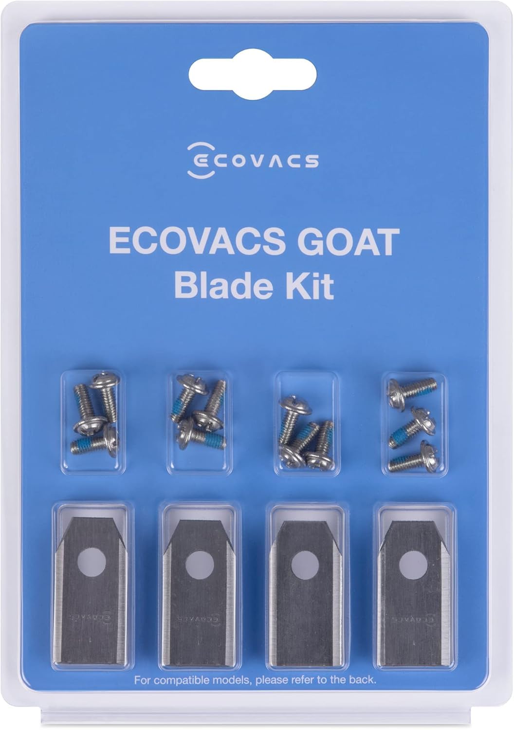 ECOVACS Goat blades kit for O1000 RTK enhances precision mowing and easy maintenance.