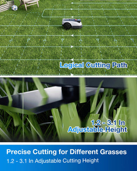 ECOVACS GOAT O1000 RTK boundary-free mapping reduces setup time.