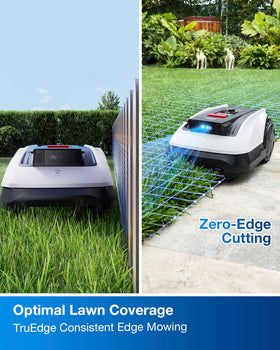 ECOVACS GOAT O1000 RTK IPX6 rating keeps mowing in rain-ready conditions.