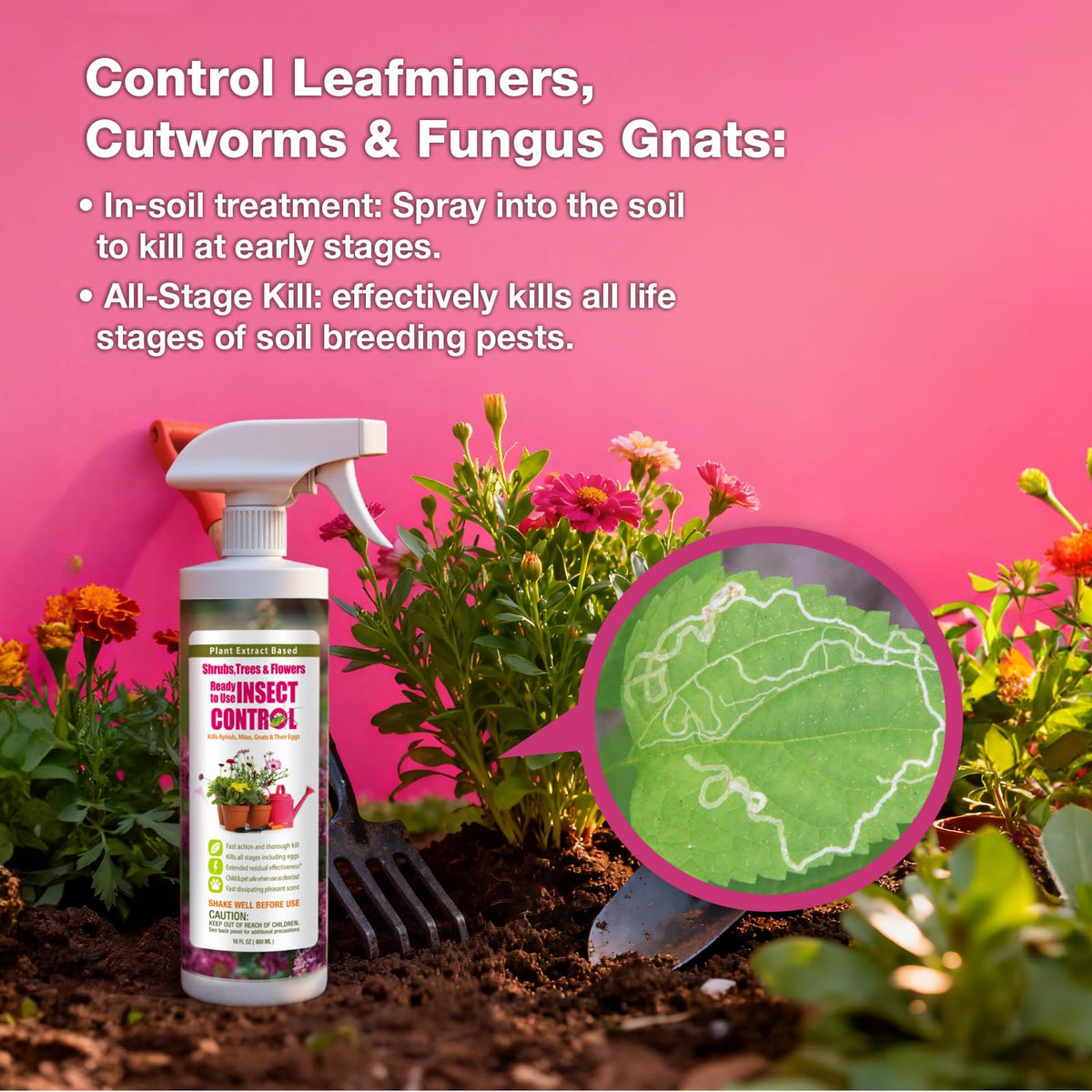 EcoVenger child-safe label emphasizes family-friendly pest management