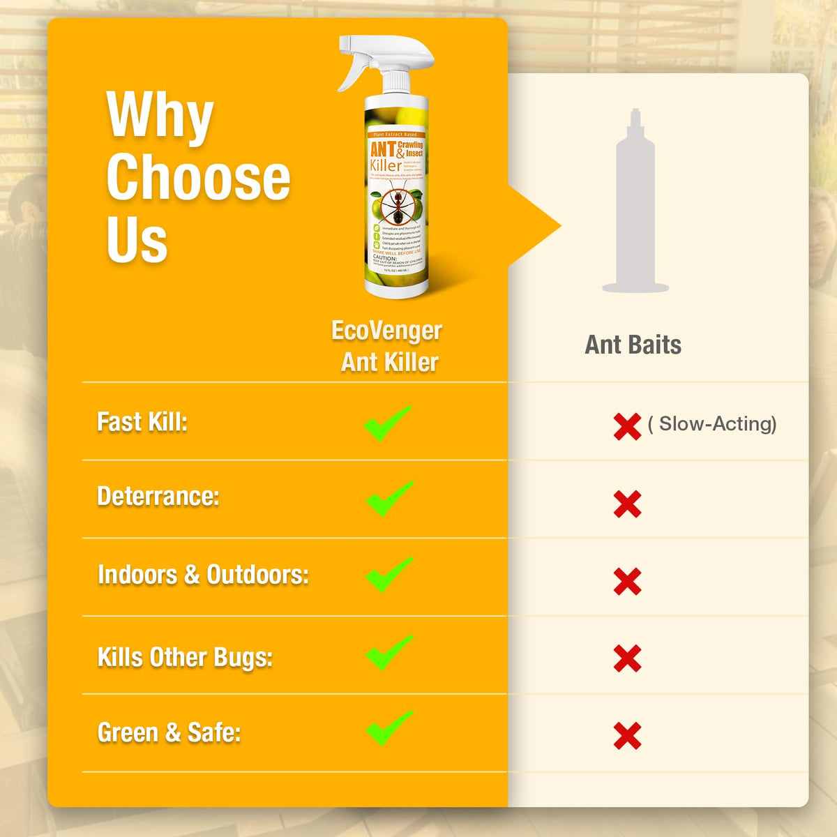 EcoVenger packaging emphasizes family-safe formula