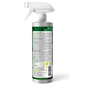 EcoVenger Roach Killer spray action for covering corners and cracks.
