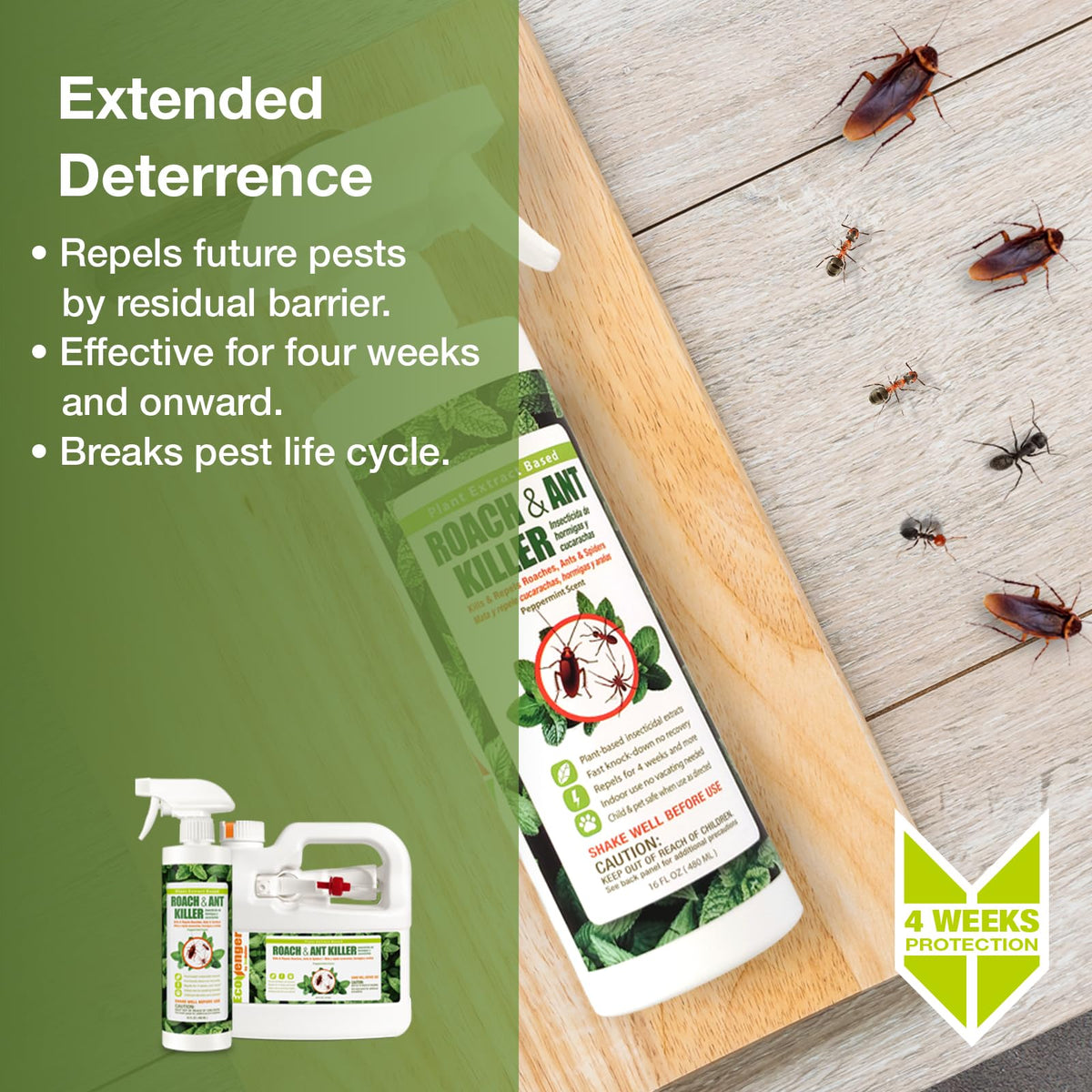 EcoVenger Roach Killer for commercial use and restaurant reopenings.