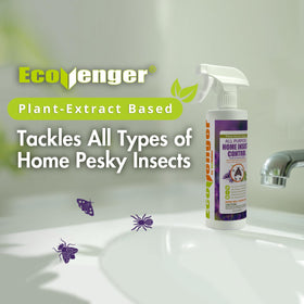 EcoVenger spray action demonstrating quick contact kill potential