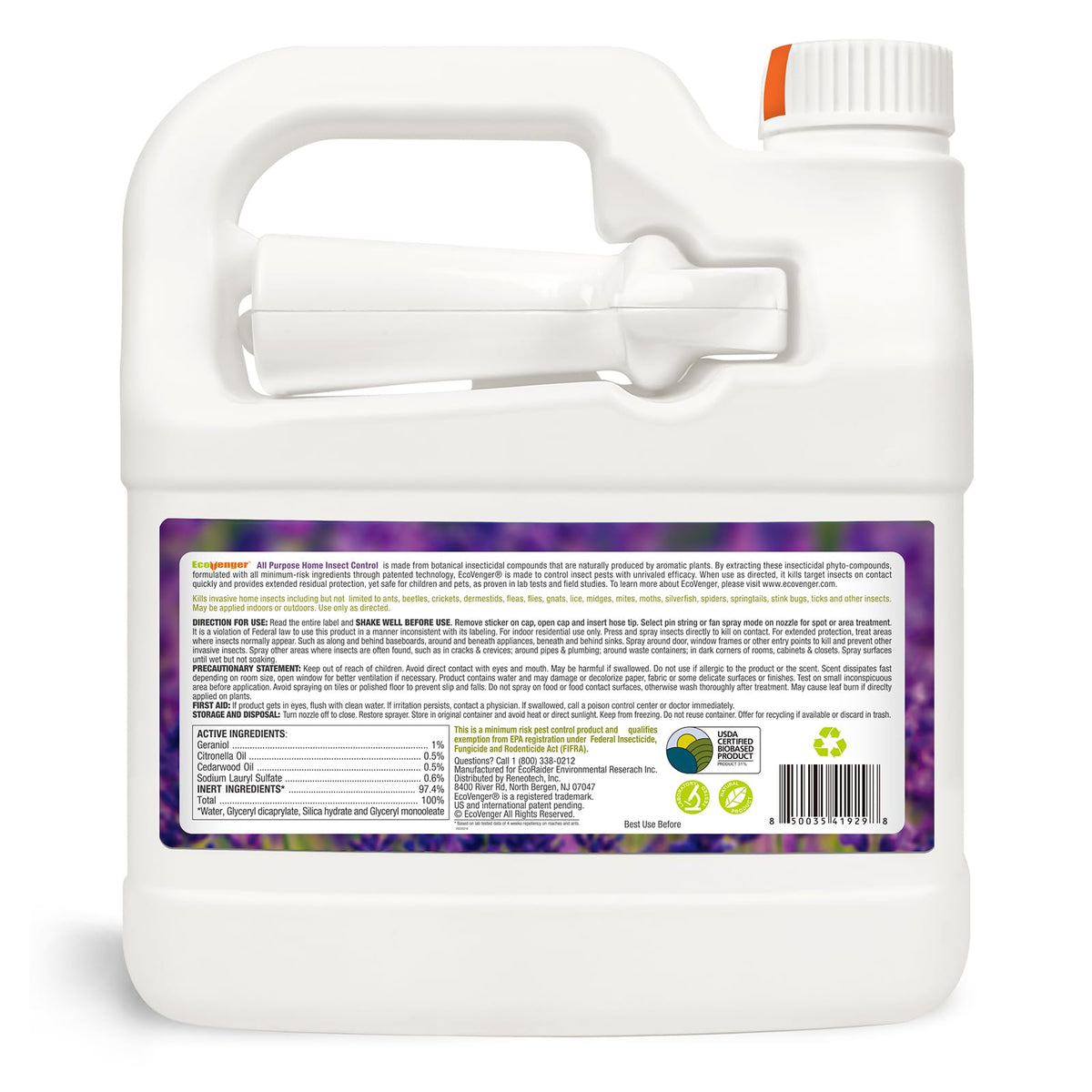 EcoVenger sprayer action demonstrates quick, precise application.