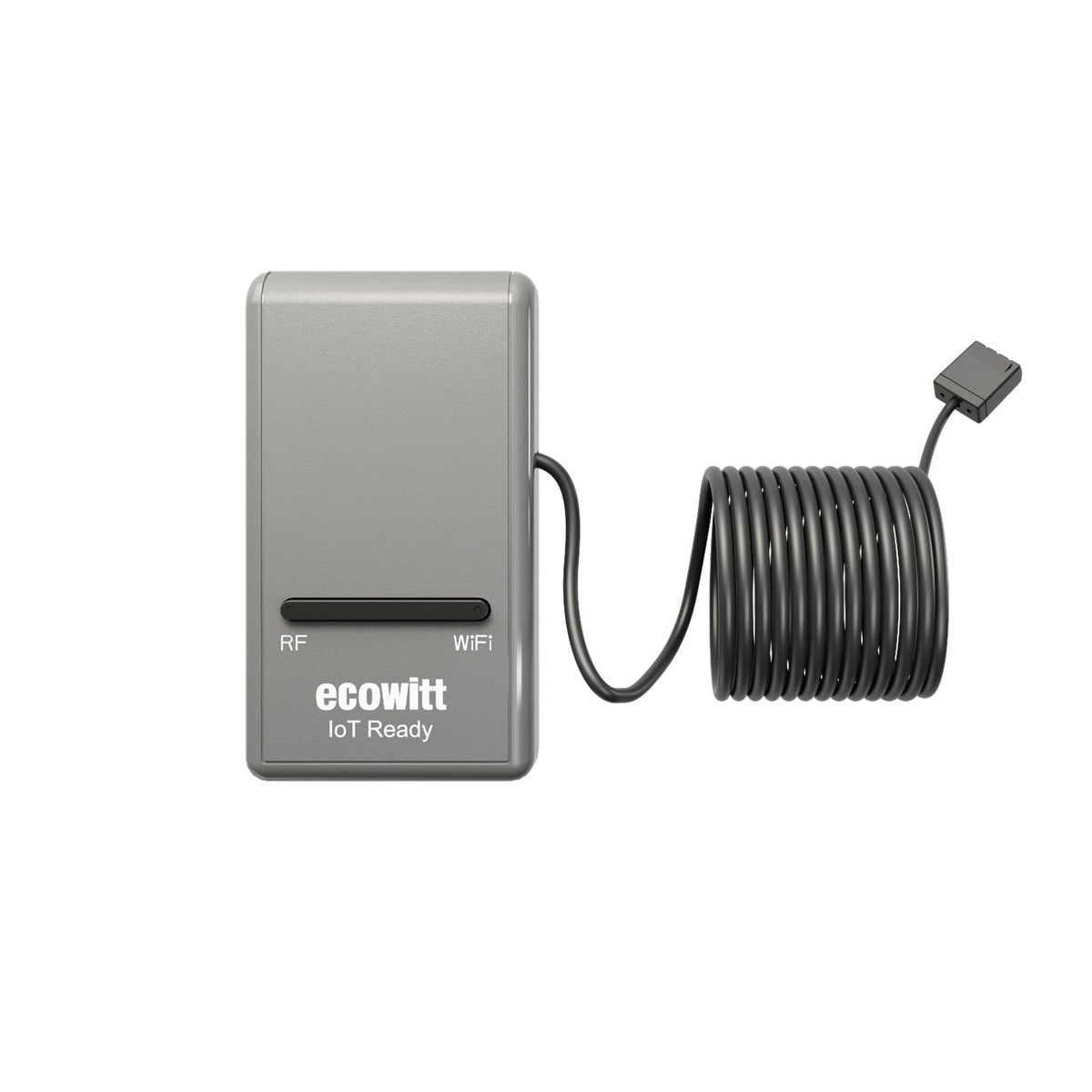 ECOWITT GW1200 gateway front view with built‑in sensors for indoor data