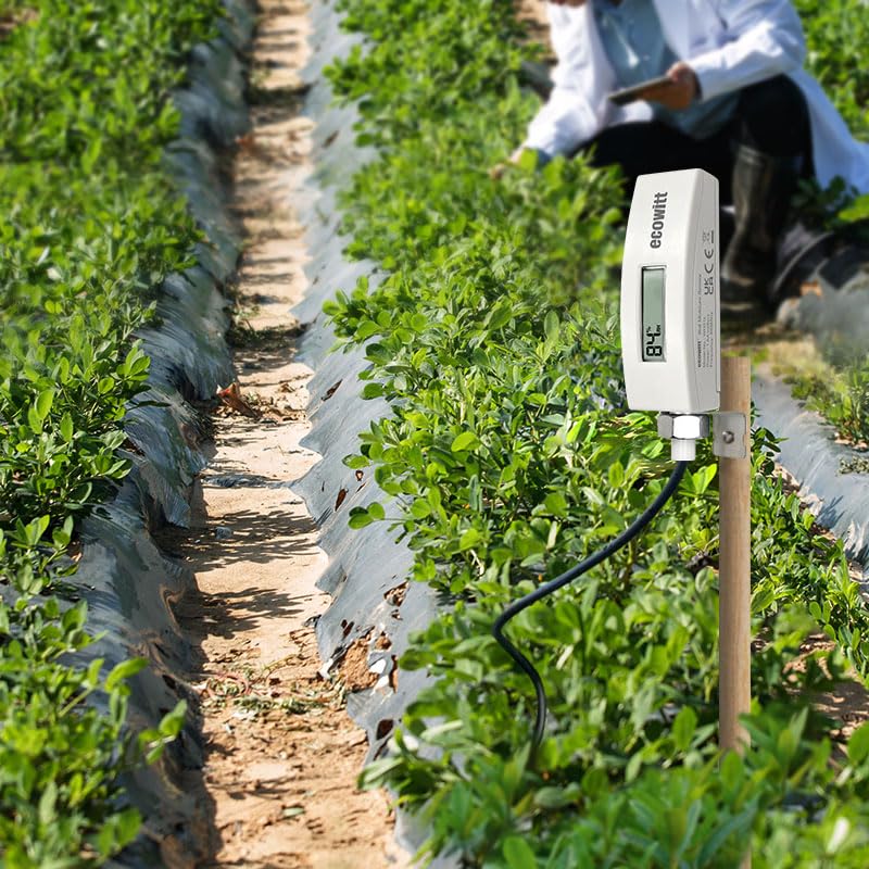 IP68 waterproof WH51L probe designed for outdoor moisture monitoring