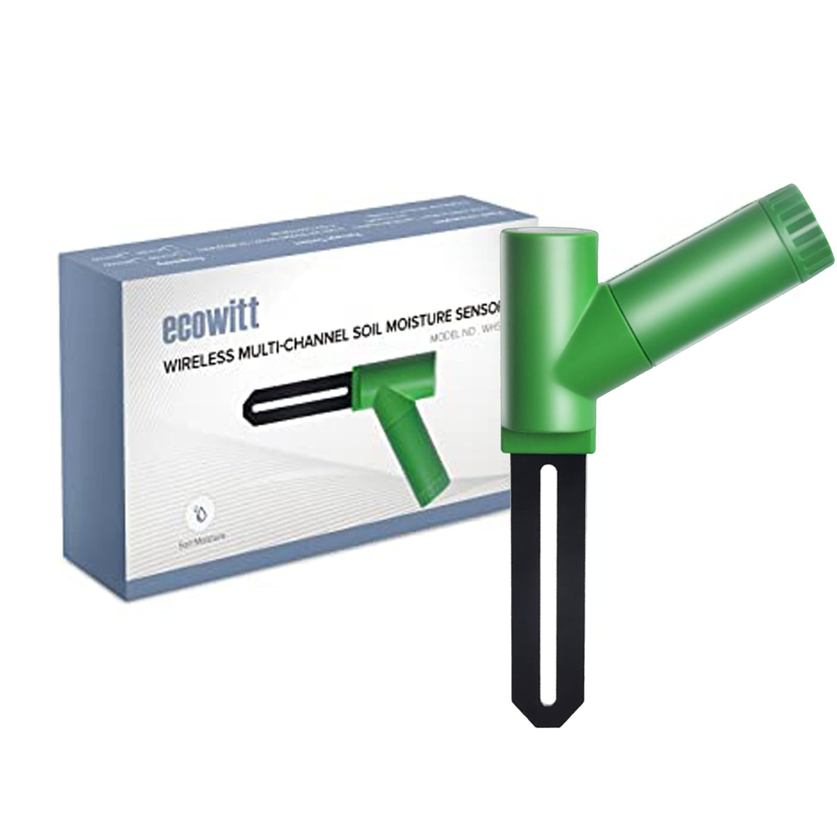 ECOWITT WH51 sensor in soil measuring moisture for plant care