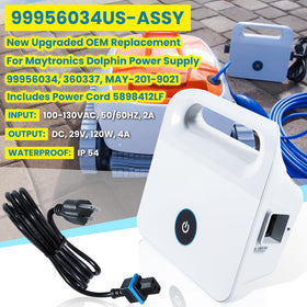 E-cowlboy 99956034 power supply for Dolphin Active Solo supports dependable on/off cycling.