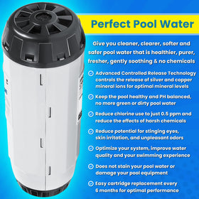 Ecowlboy advanced-release technology delivers clearer water with fewer chemicals.
