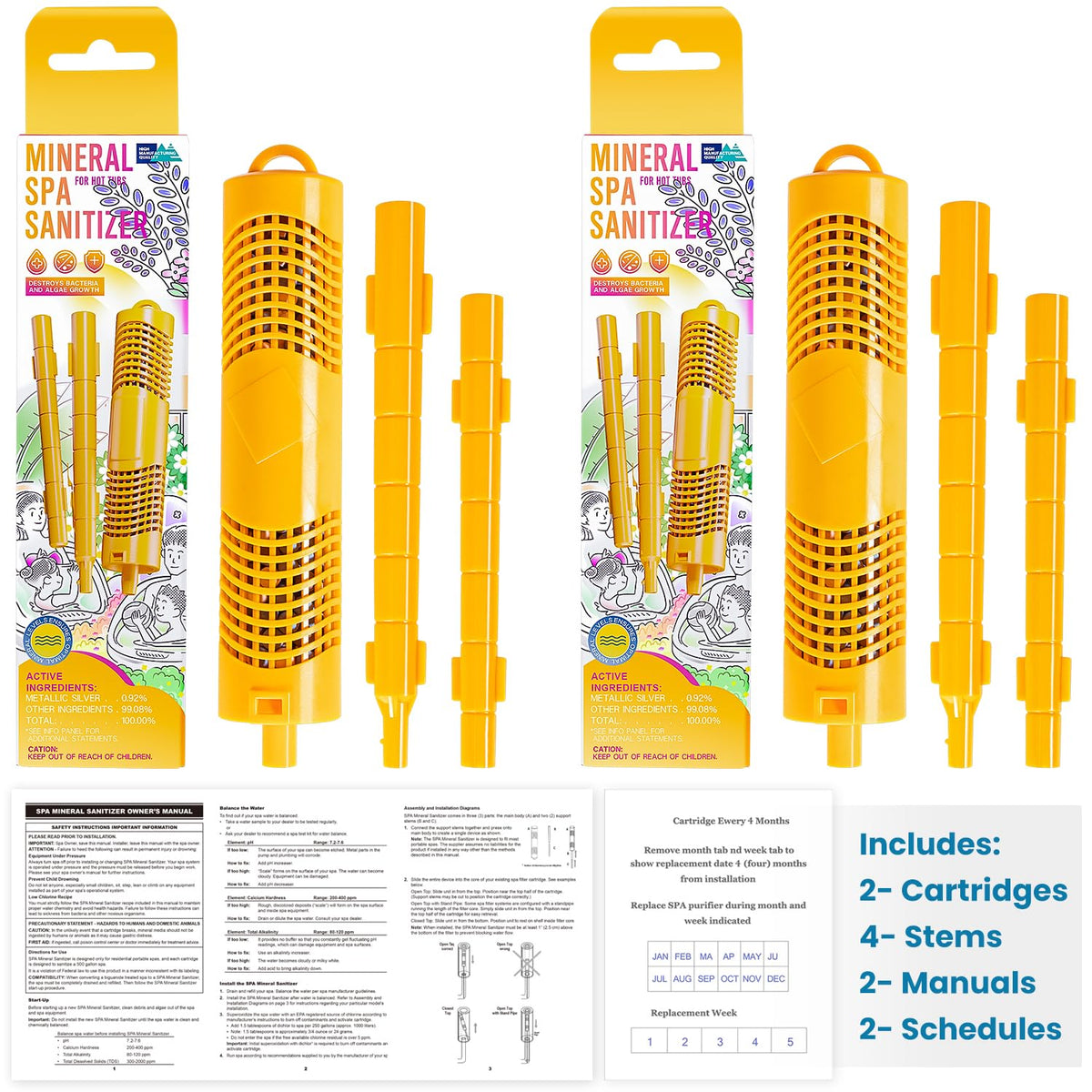 Durable thermoplastic housing of E-cowlboy Nature2 W20750 sticks
