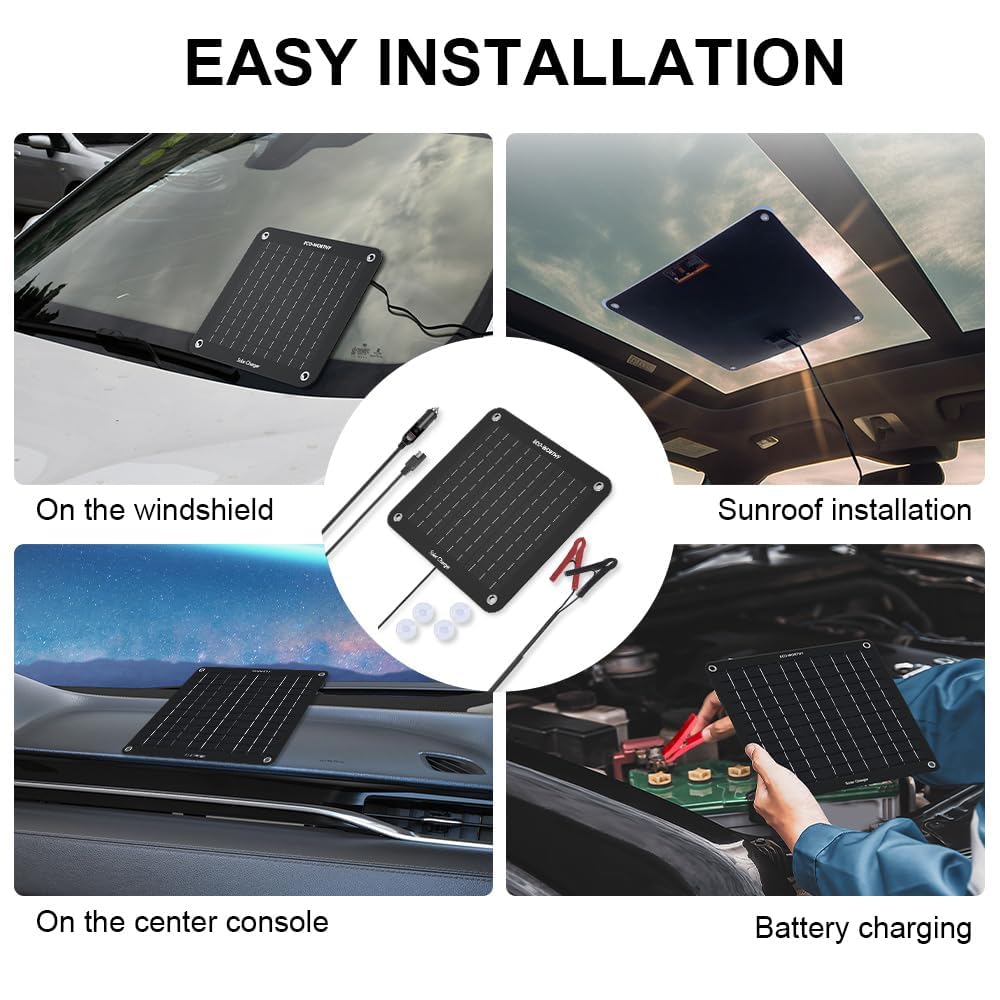 ECO-WORTHY compatible with cars, boats, and more batteries