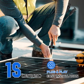 ECOWORTHY 30 A and 1000 V DC rating suits most solar systems.