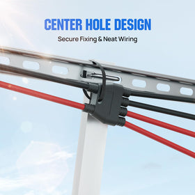 ECO-WORTHY sealed connections minimize dust ingress and maintain performance.