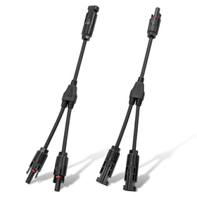 ECOWORTHY Solar Y-branch connectors enable reliable parallel panel connections for more usable power.
