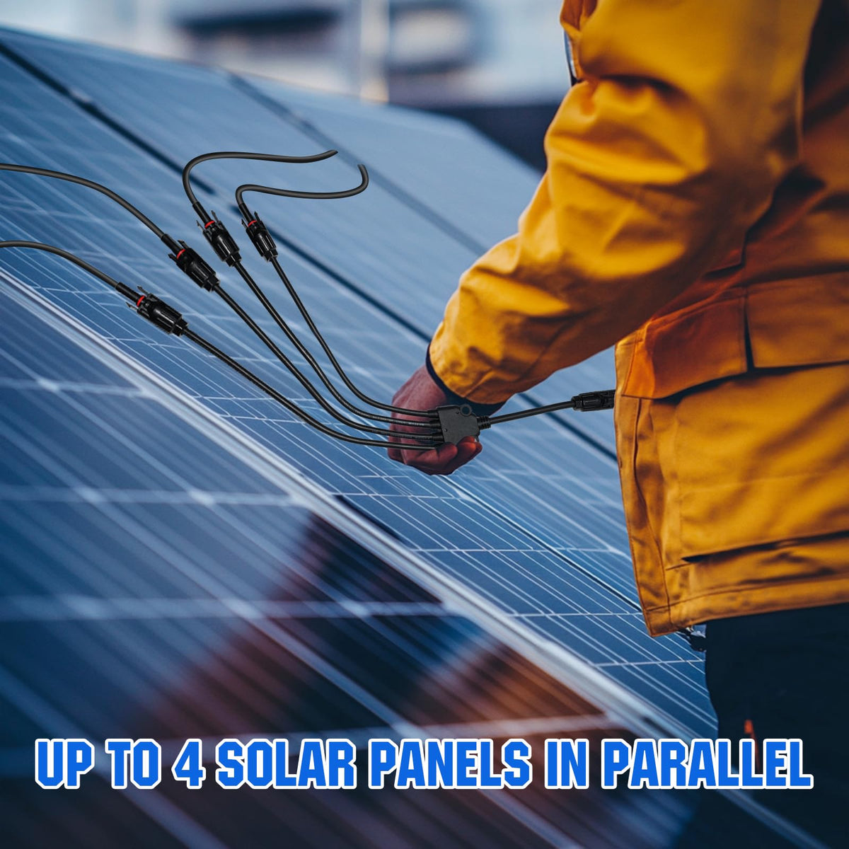 ECO-WORTHY DC 1000V rating supports most solar systems.