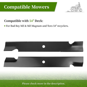 Ecreban easy-install blades simplify blade changes with standard hardware