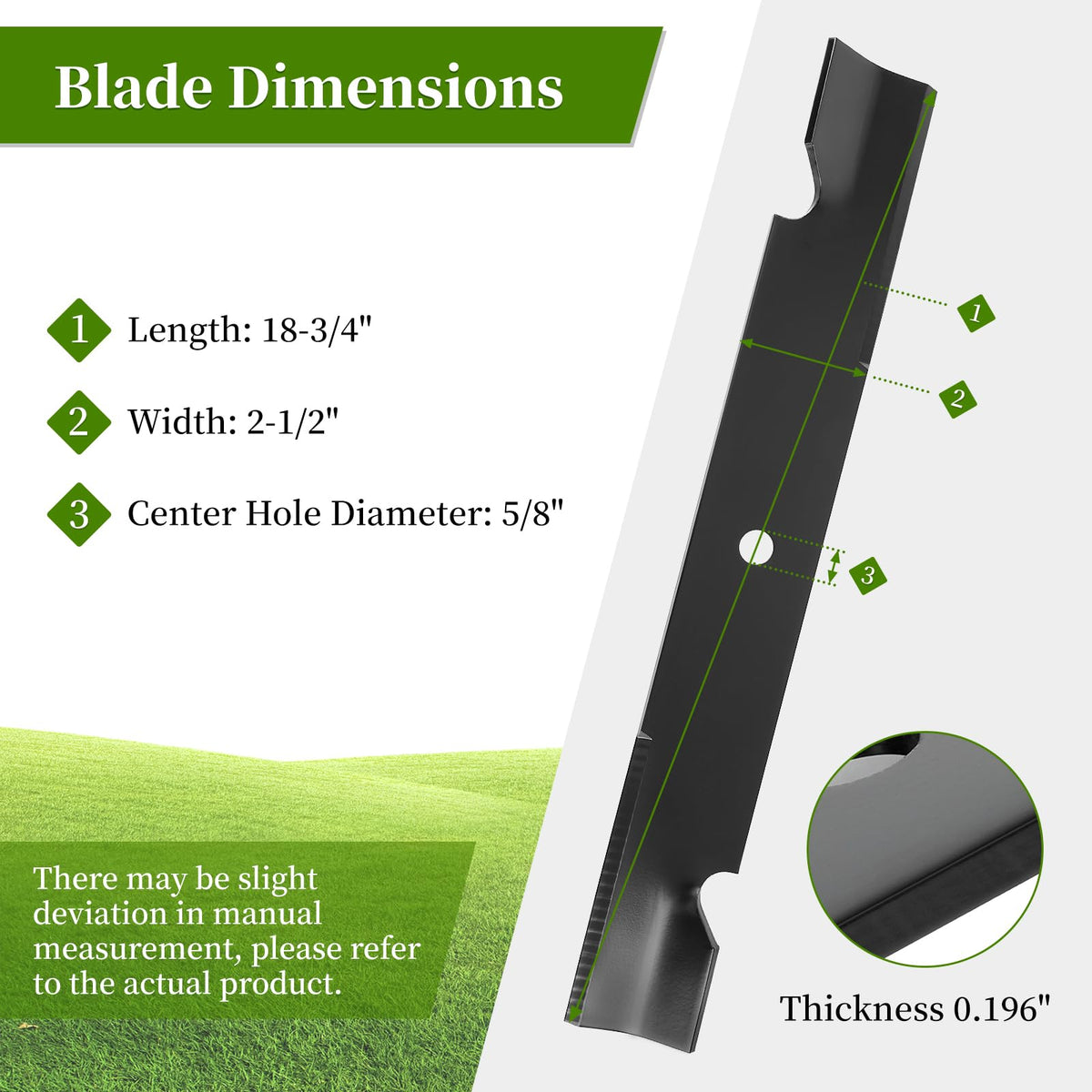 Ecreban high-lift blade for 54-inch deck delivers stronger lift and cleaner discharge
