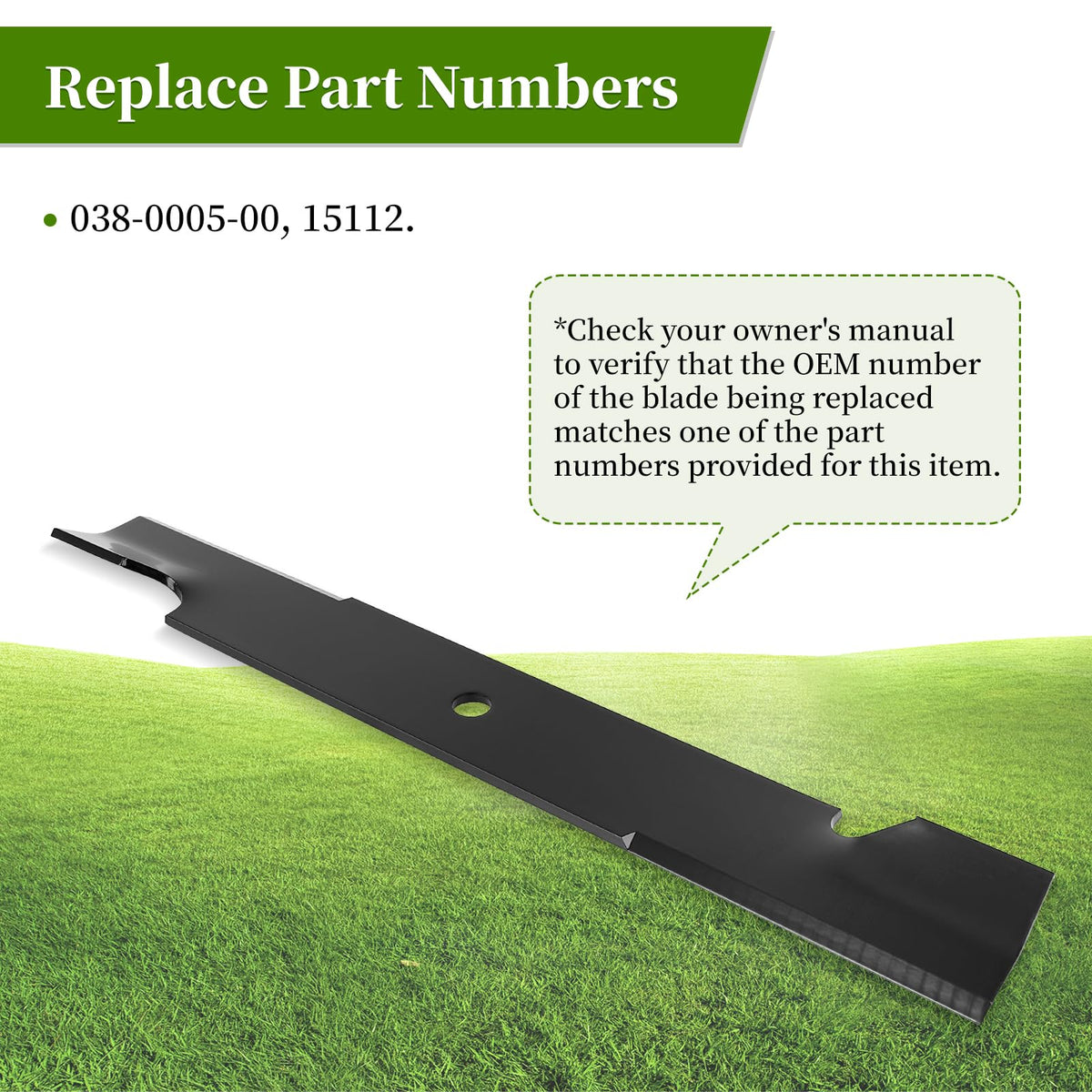 Ecreban tough metal coating extends blade life during tough mowing tasks