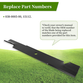 Ecreban tough metal coating extends blade life during tough mowing tasks