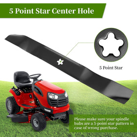Compatibility with Craftsman and Husqvarna models simplifies blade replacement