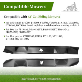 Five-point hub design ensures stable mounting on compatible decks