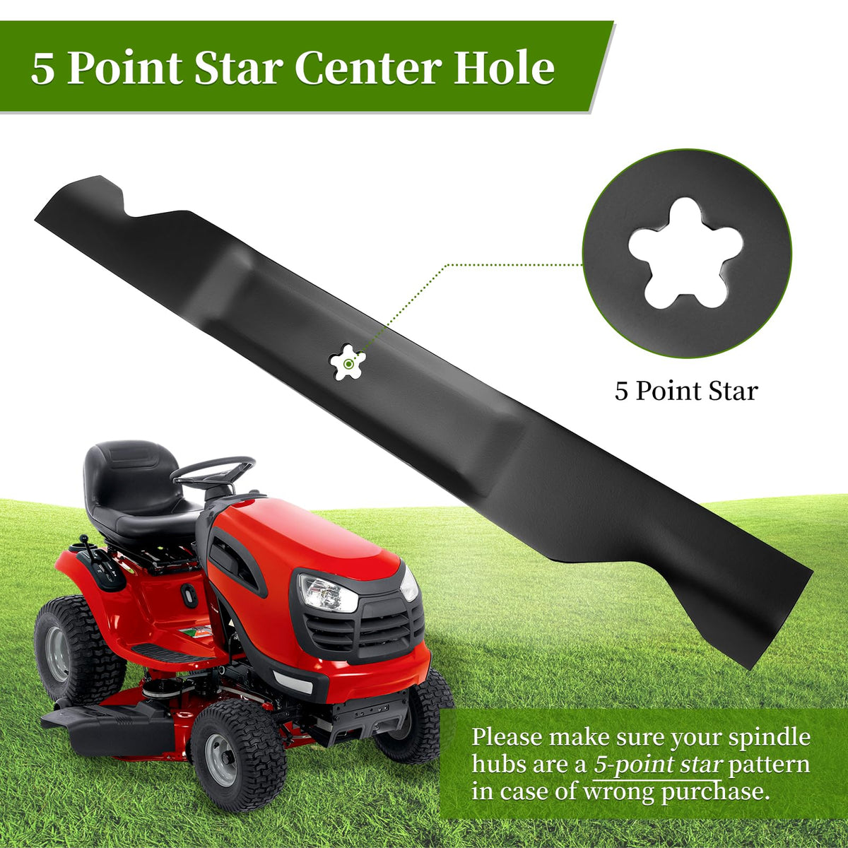 Ecreban 5-point star installation view shows easy secure fit.