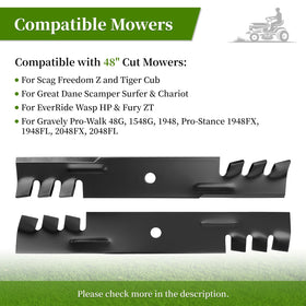 Ecreban 795757 three-pack blades offer durable coated construction.