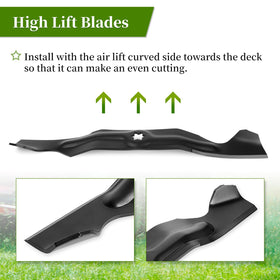 Ecreban precise blade dimensions for 50 inch deck