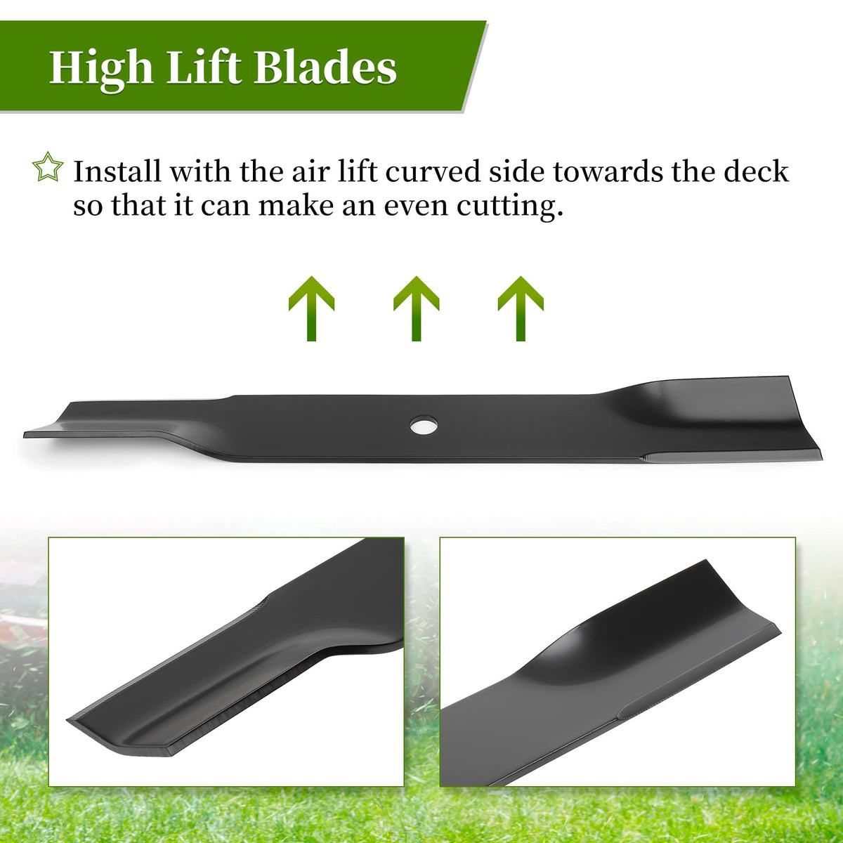 Ecreban blades compatible with Toro Z5000 and other 50-inch decks