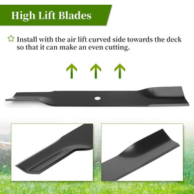 Ecreban blades compatible with Toro Z5000 and other 50-inch decks