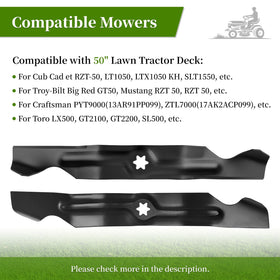 Ecreban durable heavy-duty mower blades for longevity