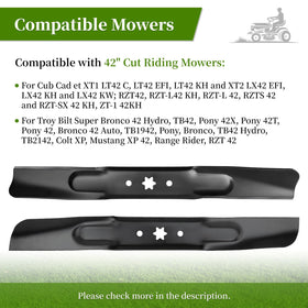 Ecreban compatibility image shows broad model support for Cub Cadet and Troy-Bilt