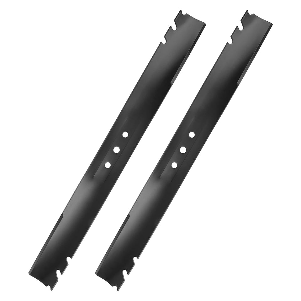Ecreban mulching blade for Toro 22-inch, front view, promotes even mulch distribution.