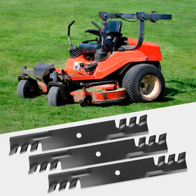 Ecreban blades help reduce mowing passes and save time.