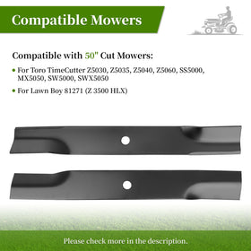 Three-pack Ecreban blades ready for quick replacements on busy lawns