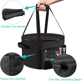 EddHomes bag includes side pockets for organizing small accessories