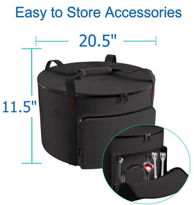 EddHomes bag with two-way zipper allows quick loading and unloading