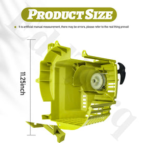 Closeup of EddTorq pull starter showing durable components for daily use