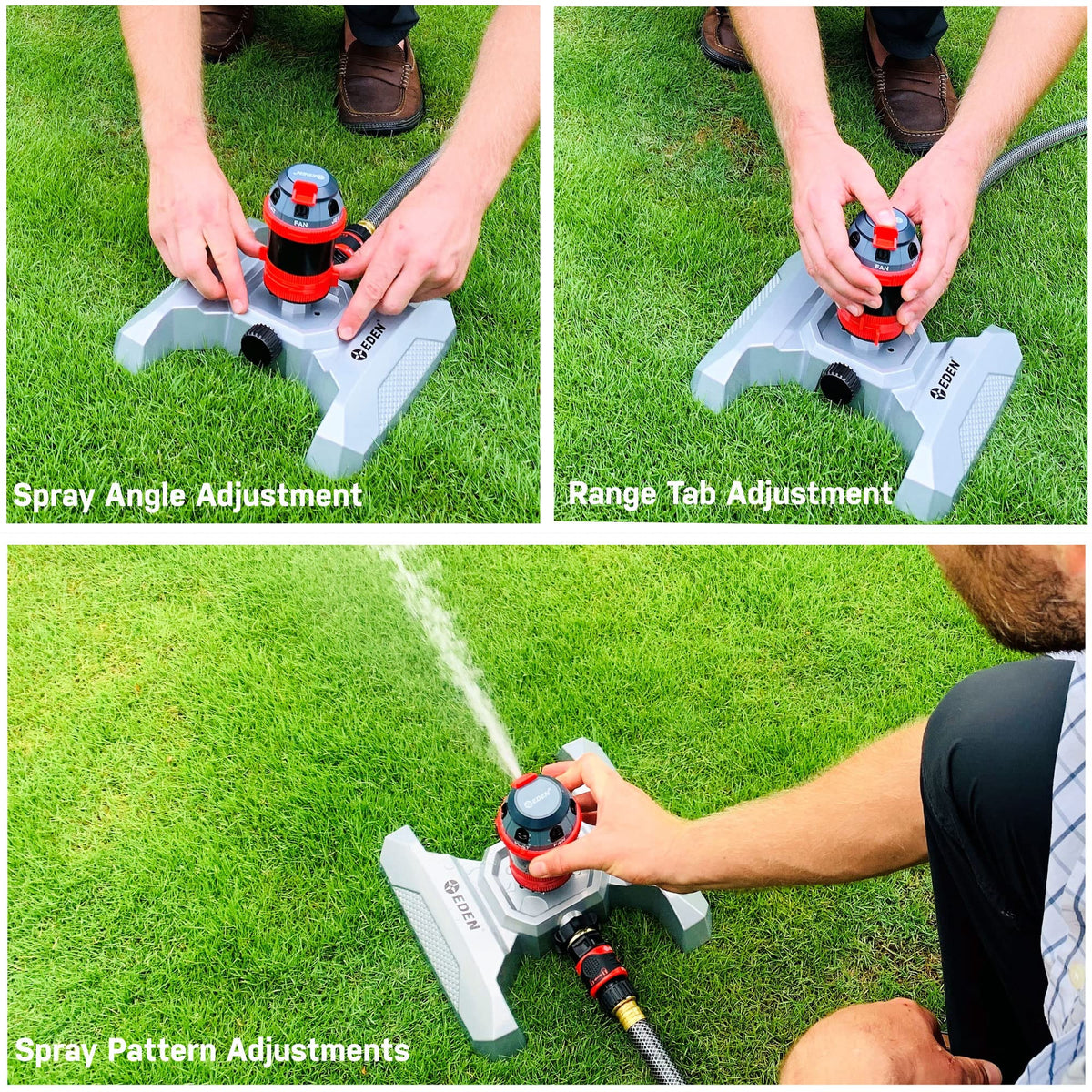 Eden 16039 whisper quiet operation suitable for daytime watering